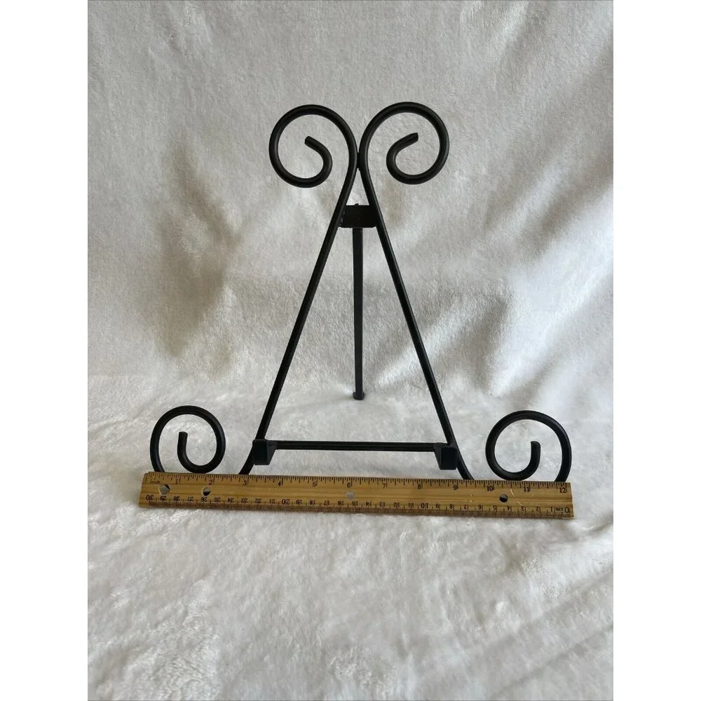 Display Easel Black Foldable For Heavy Large Platters‎ Books Pictures Plates